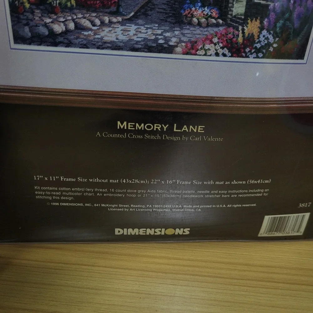 Dimensions Gold Collection Counted Cross Stitch Kit Memory Lane 11